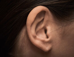  Side profile of an ear